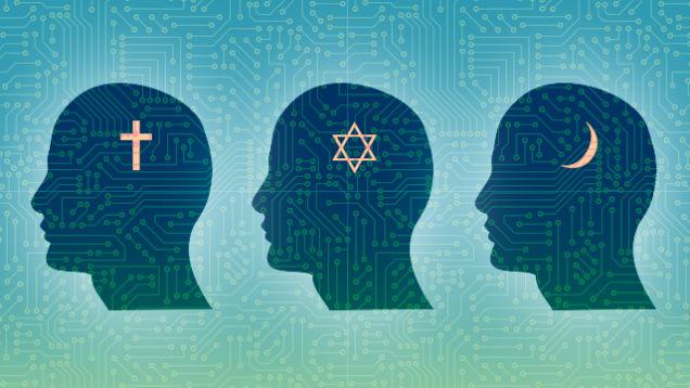 Gizmodo's tweet photo. When superintelligent AI arrives, will religions try to convert it? http://t.co/wh7Vx0FtUo http://t.co/1eIrRcOKIg