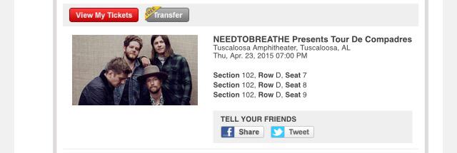 AndreaRoLenn's tweet photo. This is happening and I'm sitting on the fourth row with two of the best. @SarahHilliard_  #DayMade http://t.co/fzRrmU2Q8f