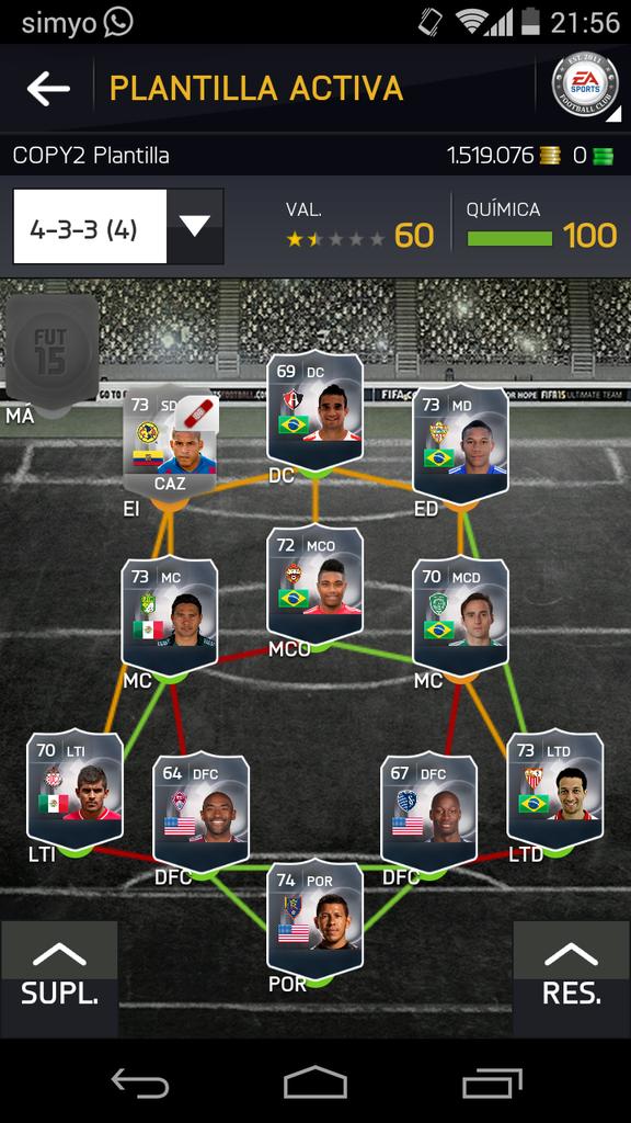 JugadorUt's tweet photo. @Dany_Fifa_x tioo que te parece esta super plantilla de skillers con el DIOS VITIHO ?? http://t.co/CzcnCt92bA