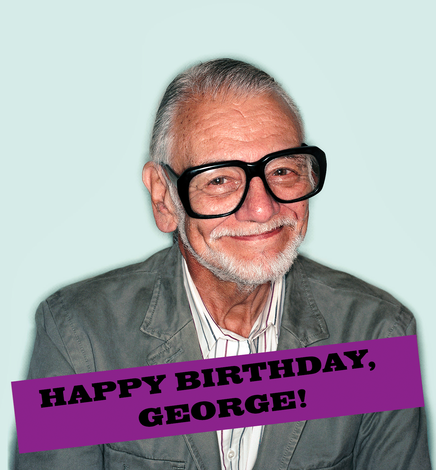 Happy Birthday George A. Romero. The Zombie genre patriarch who started it all in 1968 with Night of the Living Dead. 