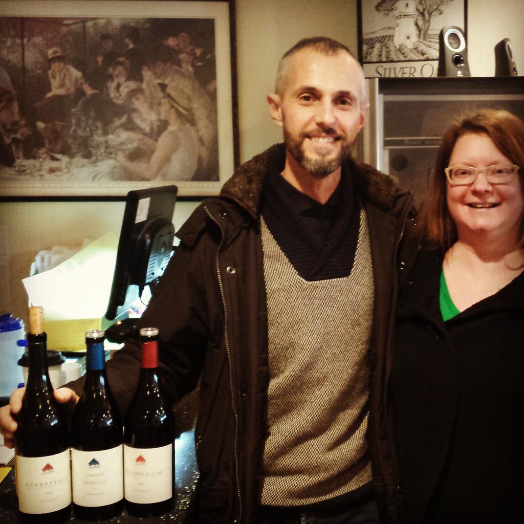 jemersonwine's tweet photo. Renato Vacca of Cantino del Pino stopped by today!  #rvawine #wine #piemonte #barbaresco http://t.co/Pkr8Lnef1I