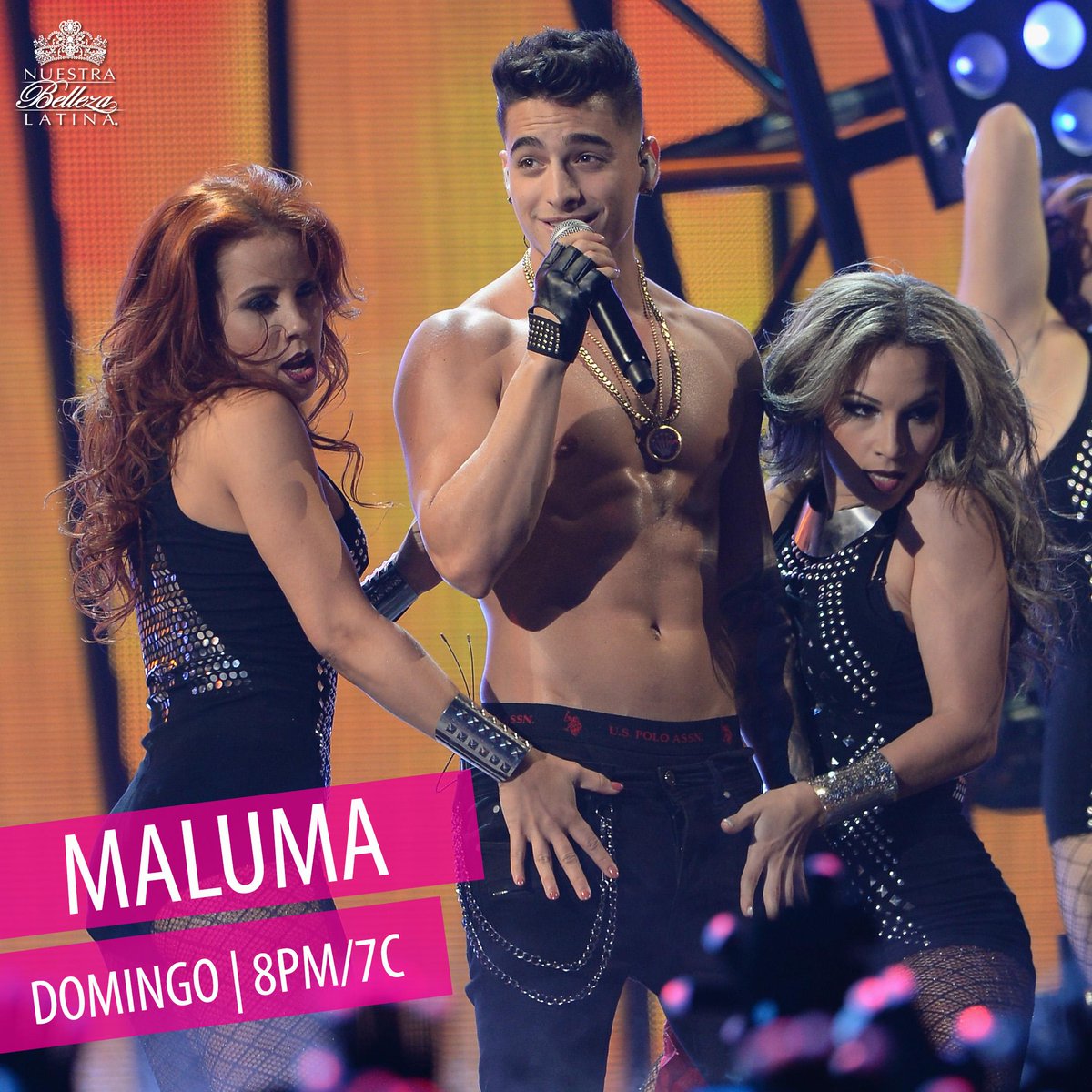 NuestraBelleza's tweet photo. Attention! Major eye candy coming to #NBL this weekend!!! RT si no se pierden a @MalumaColombia ;) http://t.co/eJnqW3mCpg