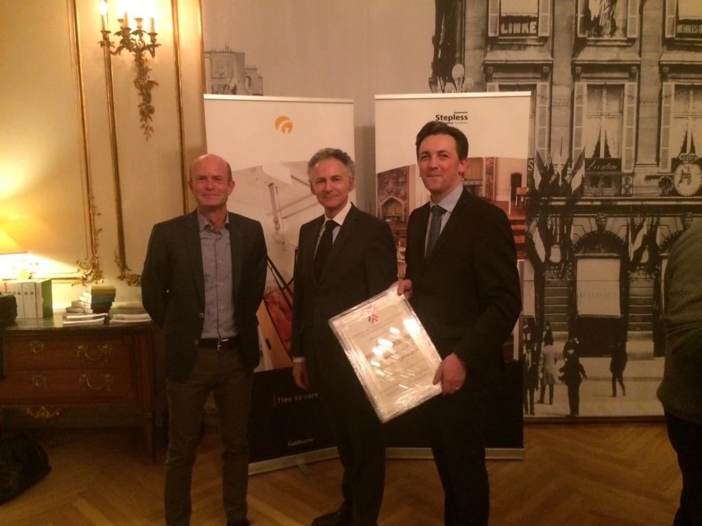 DFCC_2014's tweet photo. Export Prizes Ceremony 2015 @francedk #Renault Danemark #Guldmann A/S http://t.co/8GQHzbORgI