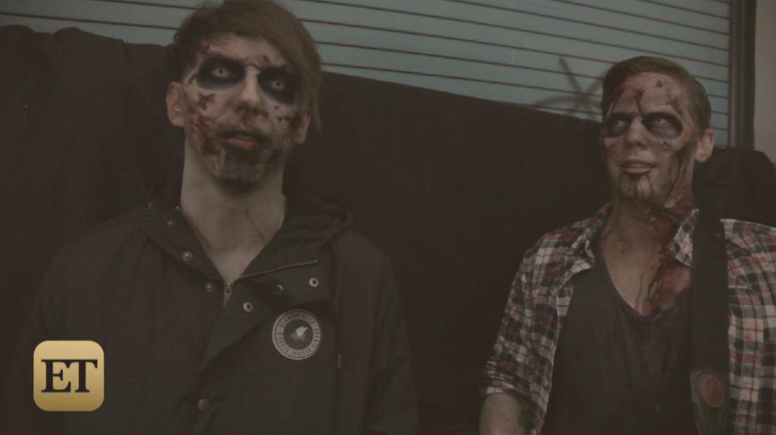etnow's tweet photo. YAS. We’re behind-the-scenes with @AllTimeLow on the set of the #SomethingsGottaGive vid! http://t.co/6XbZNKyhEO http://t.co/CHn3ysrBzu