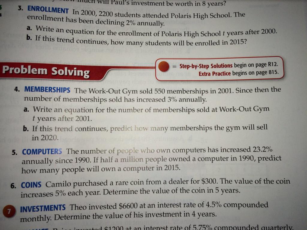 MrLeeAlgebra's tweet image. #alg3 #alg4 Hw pg 575:4 due Friday