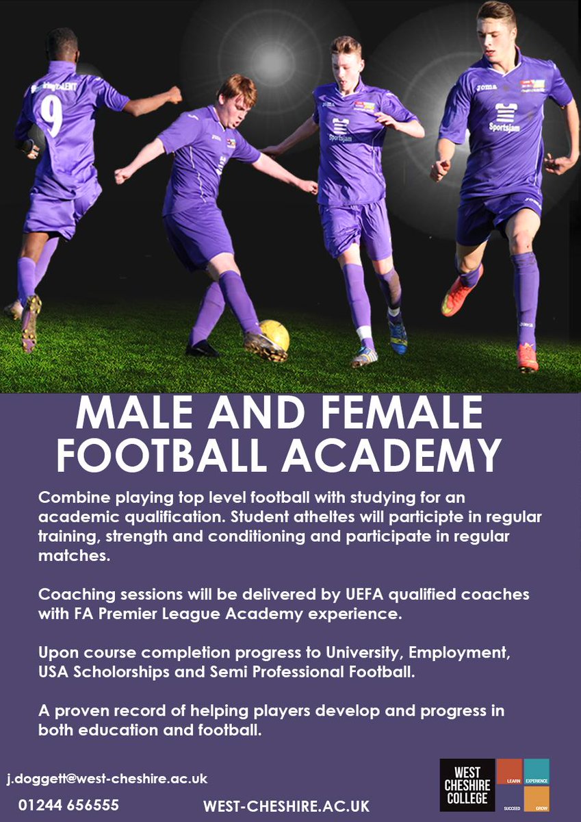 FOOTBALL TRIALS IN CHESHIRE