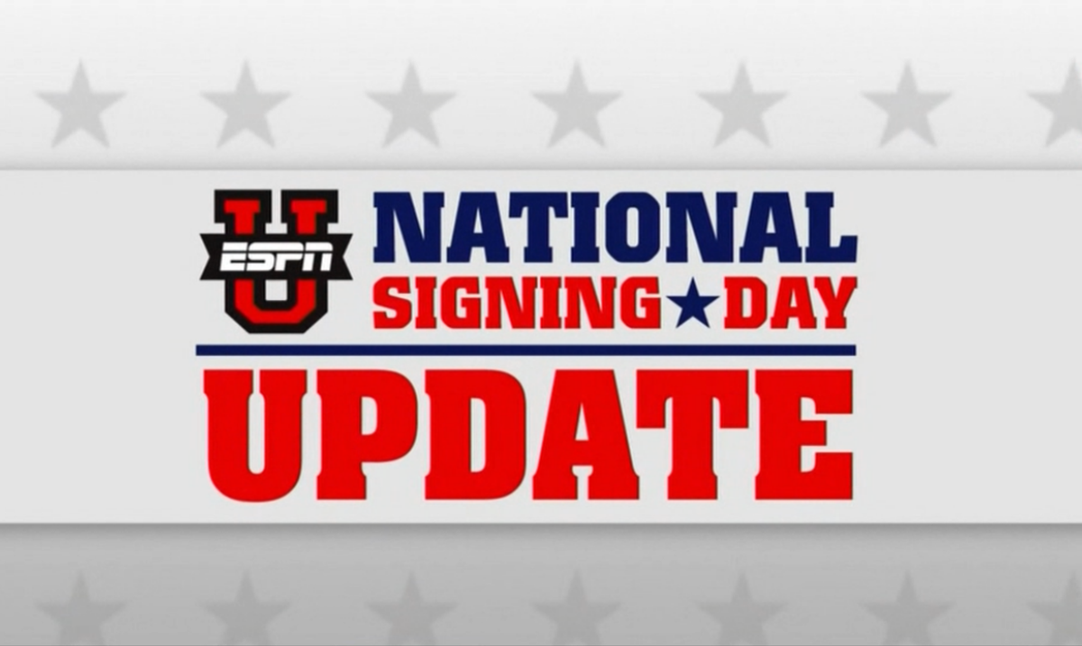 CollegeGameDay's tweet photo. 12PM ET #SigningDay Class Rankings Update »
1 BAMA
2 FSU
3 CLEM
4 TENN
5 USC
6 OSU
7 TEX
8 AUB
9 UGA
10 LSU http://t.co/gLml4ebveQ
