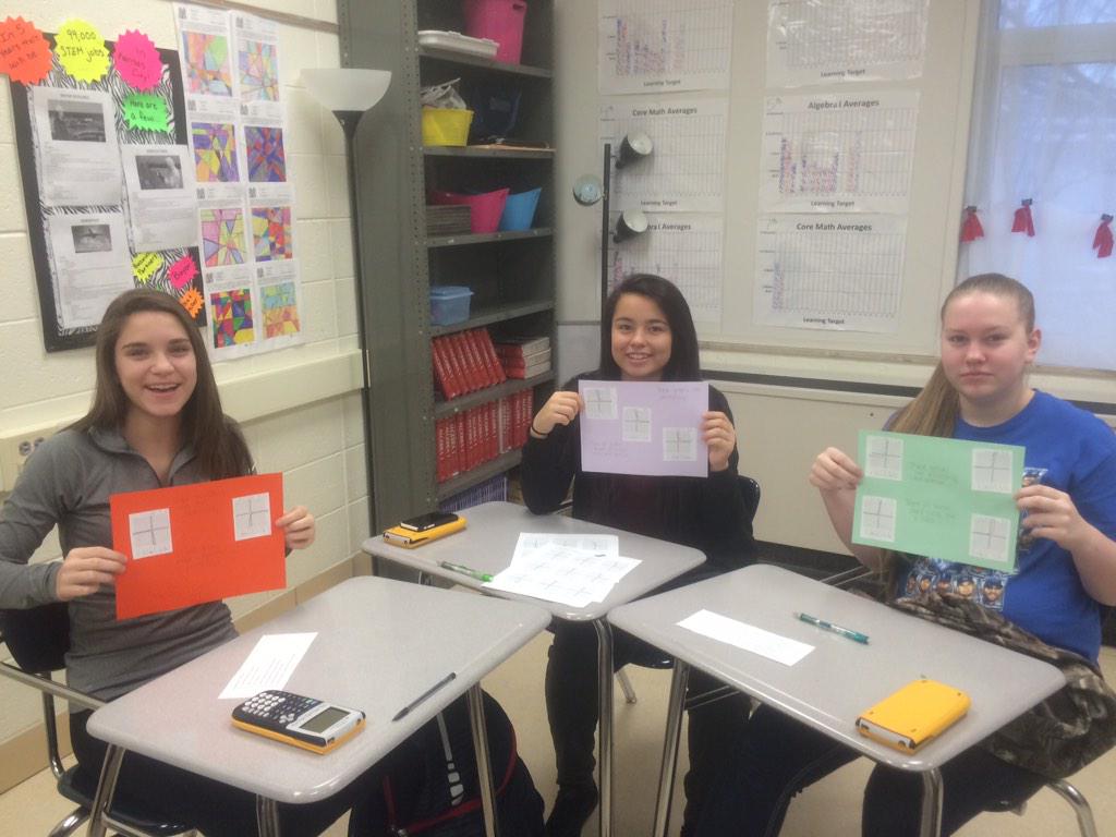 RedBlueMathandU's tweet image. Truman Algebra I students comparing exponential functions! #isdstrong