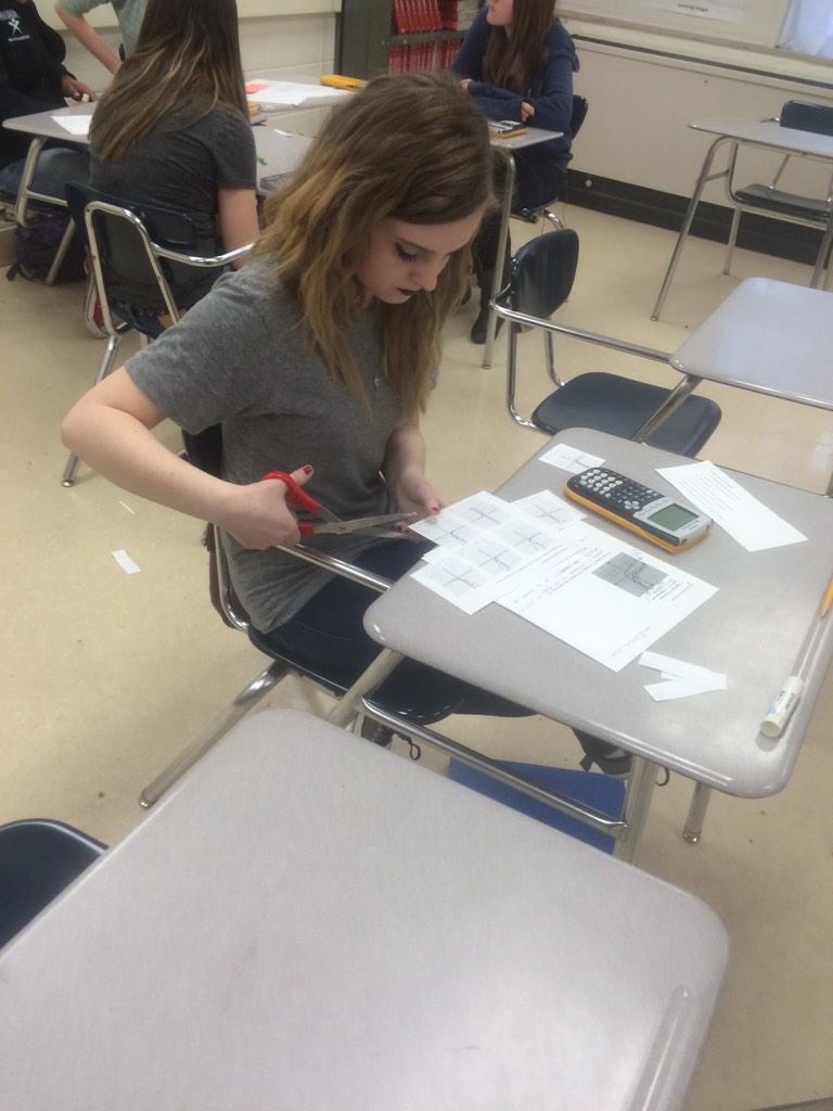 RedBlueMathandU's tweet image. Truman Algebra I students comparing exponential functions! #isdstrong