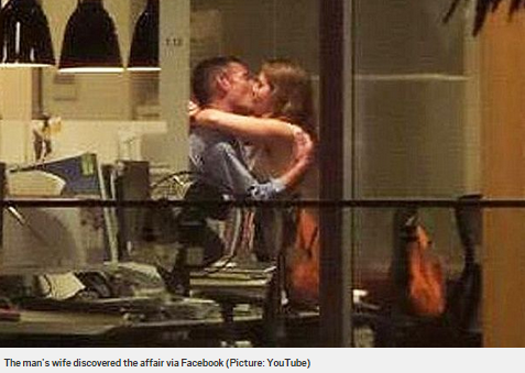 Metro on X: "Cheating husband rumbled via viral office sex ...