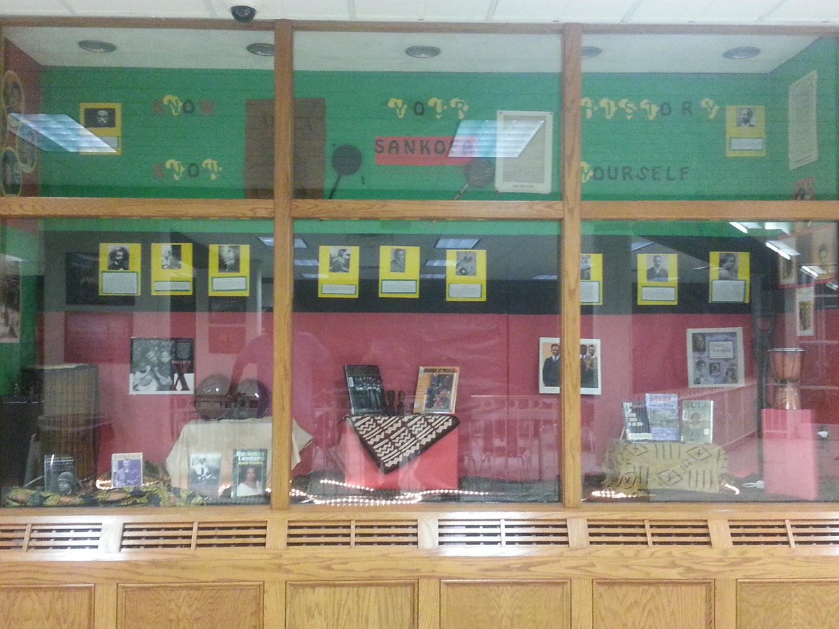 p_unity's tweet image. Our beautiful display for Black History Month.