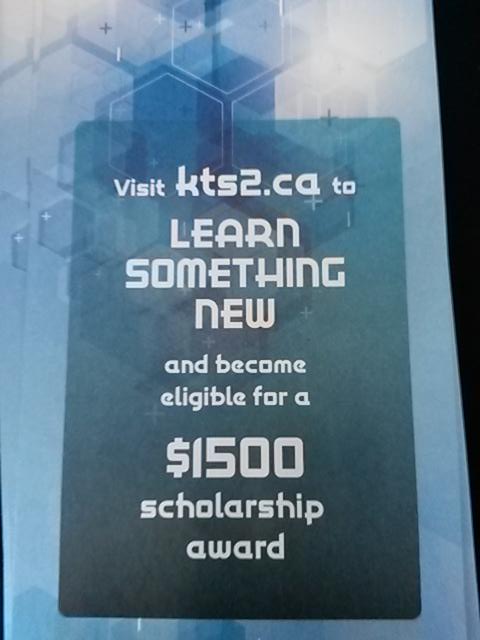 kts2teanna's tweet photo. @FlemingCollege FROST want an iPad/$1500 scholarship? Find @knowthescore2 team in Discovery Trail 2 learn how!  #kts2 http://t.co/ACc1NTkoCY
