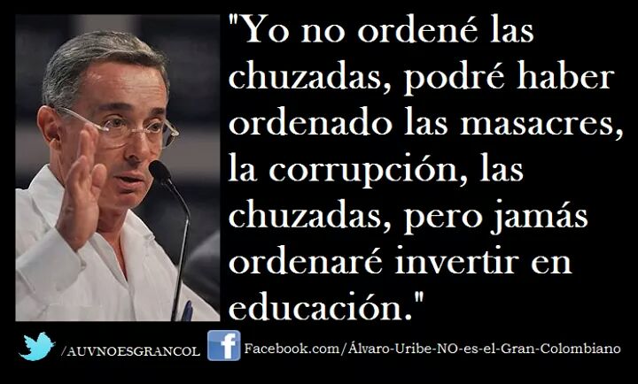 Andreko1944's tweet photo. Te nombramos santo, san guijuela #UribeAsesino http://t.co/ZJLBLHbyDi