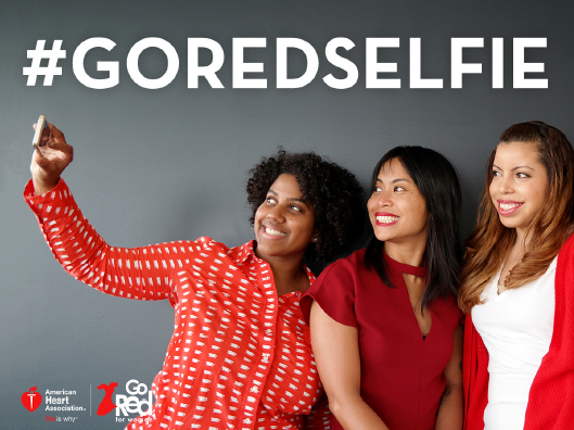 AHAPennsylvania's tweet photo. Wear red this Friday, tweet us your pics, by mentioning us &amp; use #GoRedSelfie - can't wait to see your red! http://t.co/YohiX3gm4e