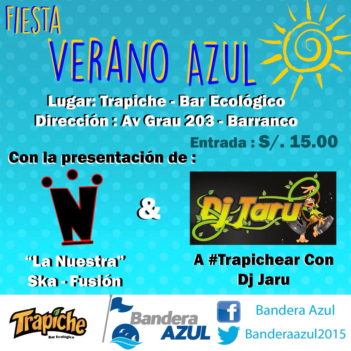 Gente pasen la voz a sus amigos y vayan  :D
<a href="/banderaazul2015/">BANDERA AZUL</a>  
#PorPlayasMásLimpias