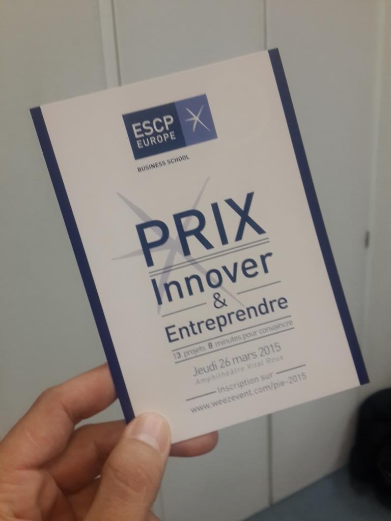 AuPotier's tweet photo. Le PIE, de jeunes entrepreneurs, des startups disruptives, 8 mins pour convaincre rdv le 26/03 @ESCP_MSIE @ESCPeurope http://t.co/1krjcbkrn9