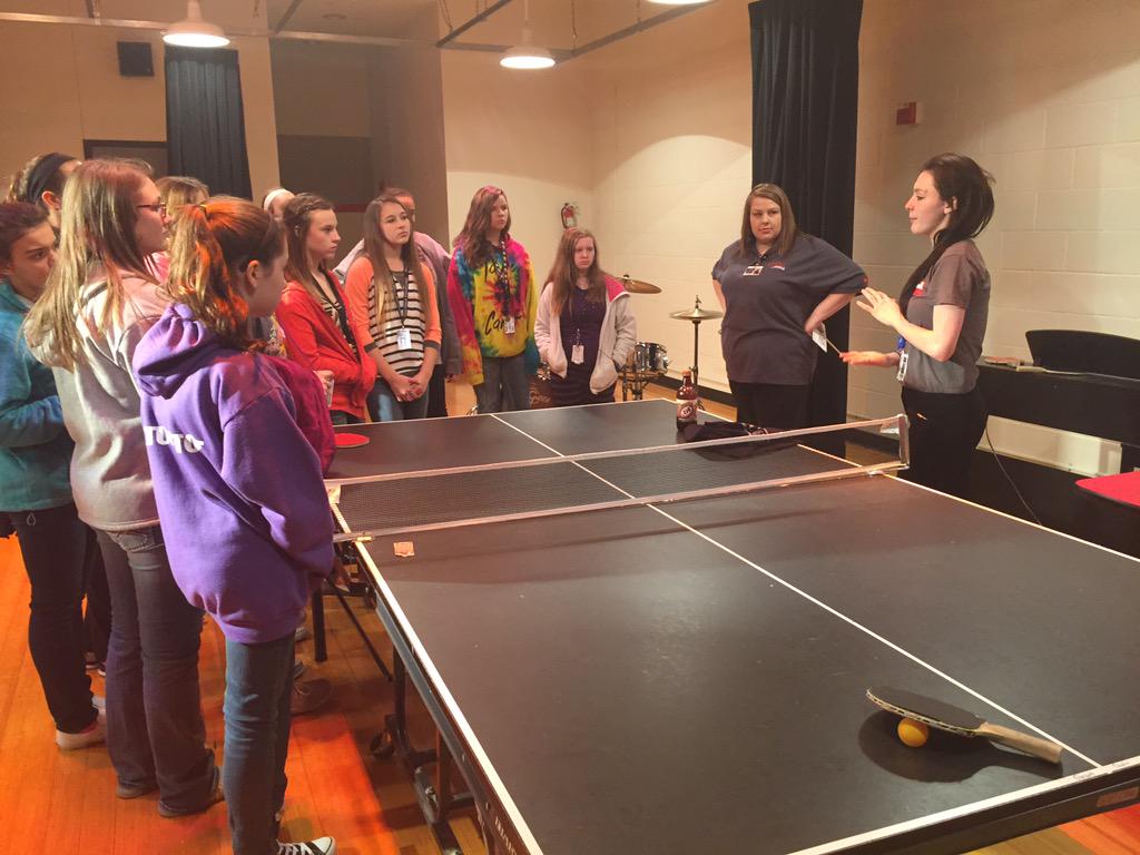 Privileges at Steele...good grades means unlimited ping pong and foosball! #wildcatway