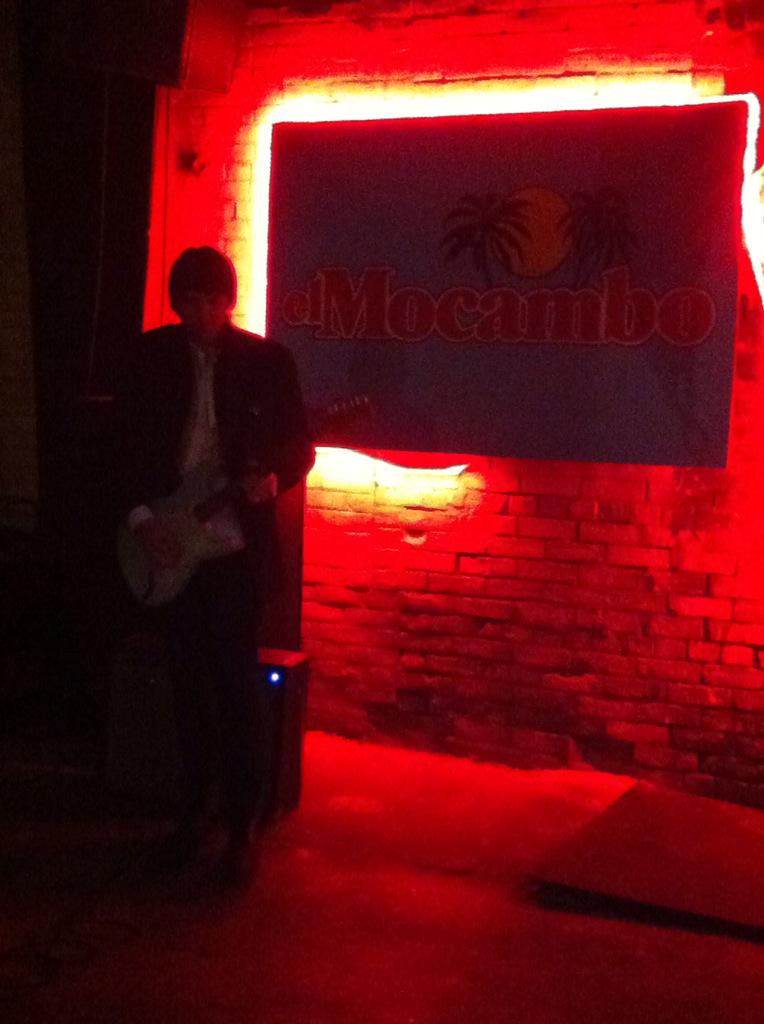 thisisstutter's tweet image. Clifton David Broadbridge serenading the camera at the Elmo