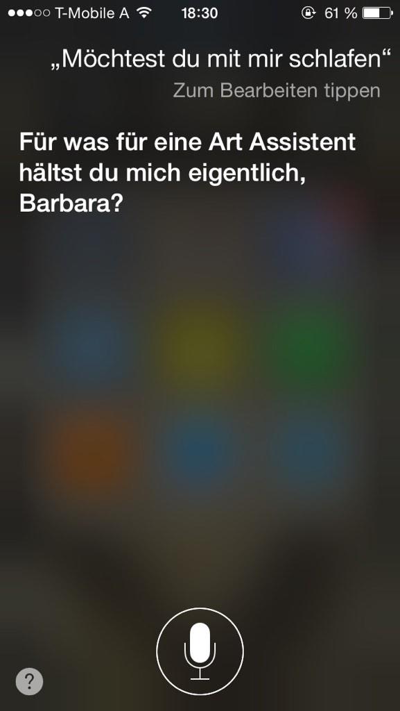 staubzucker__'s tweet photo. Hahaha ich liebe Siri http://t.co/g75TZWc4Hi