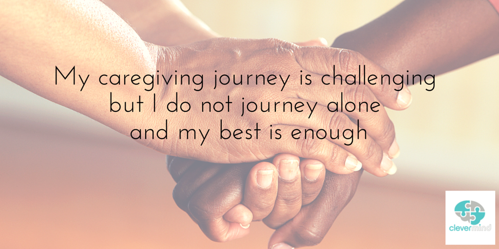 Love this! MT <a href="/MyClevermind/">Clevermind</a>: Remember, we're in this together. #caregiving #Alzheimers #dementia #caregiver #quote