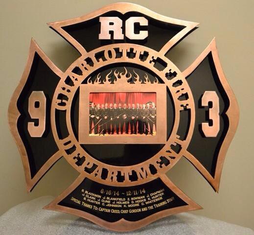 FireNews's tweet photo. MT @Dhooks89: Charlotte Fire Department Recruit Class 93 plaque! #RC93 #CLTFD http://t.co/pie0ESfTEW @CharlotteFD