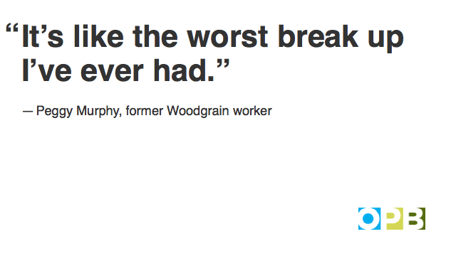 After layoffs in #Prineville, mill workers say what they miss most is each other. opb.is/1xm