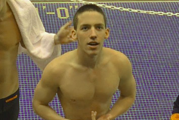 outsports's tweet photo. The @NovaSwimming team takes gay teammate @ryanhoodie to #Chipotle for his coming out party http://t.co/39RjmR1VmF http://t.co/CH01HLSvg9