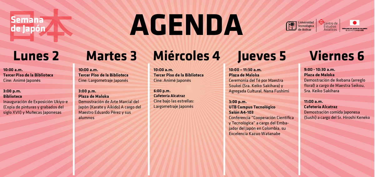 UTBFEN2015's tweet photo. #GenteUTB Recuerden que aquí tenemos la cronología de esta semana! @Utbvirtual @rectoriautb http://t.co/N1ApiGAkh6