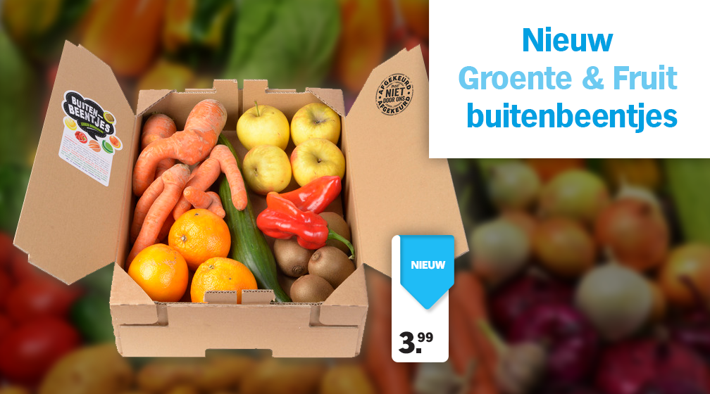 Nu ook bij ons in de winkel. groente &amp; fruit buitenbeentjes!