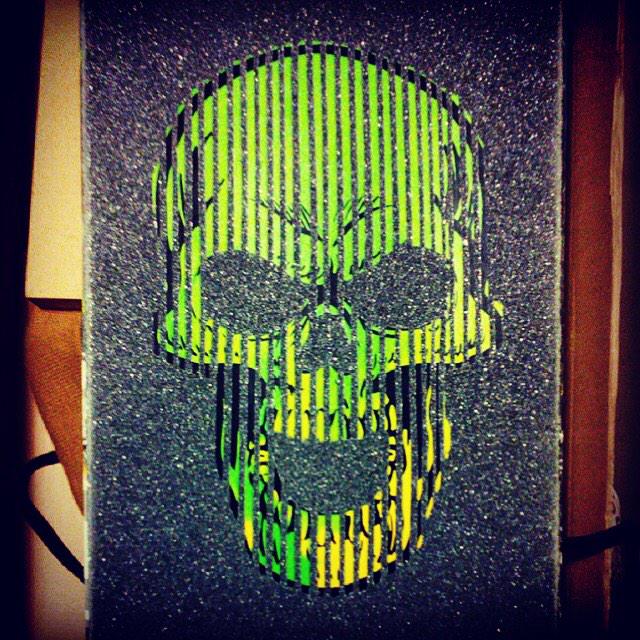 creaturefiends's tweet photo. #CreatureFiend Arthy coming through with some intricate Bonehead grip art. Grip it, rip it, repeat. #CSFU ๐๐ http://t.co/qPMXOt2zBD