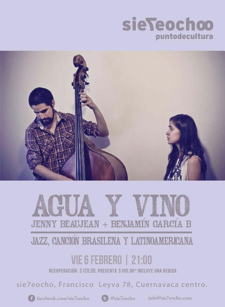 .<a href="/JenBeaujean/">Jenny Beaujean</a> y <a href="/bengarciabass/">Benjamin Garcia</a>, juntos en un rico concierto en <a href="/sie7eocho/">sie7eocho</a>, #Cuernavaca. +Info: bit.ly/1xieys1