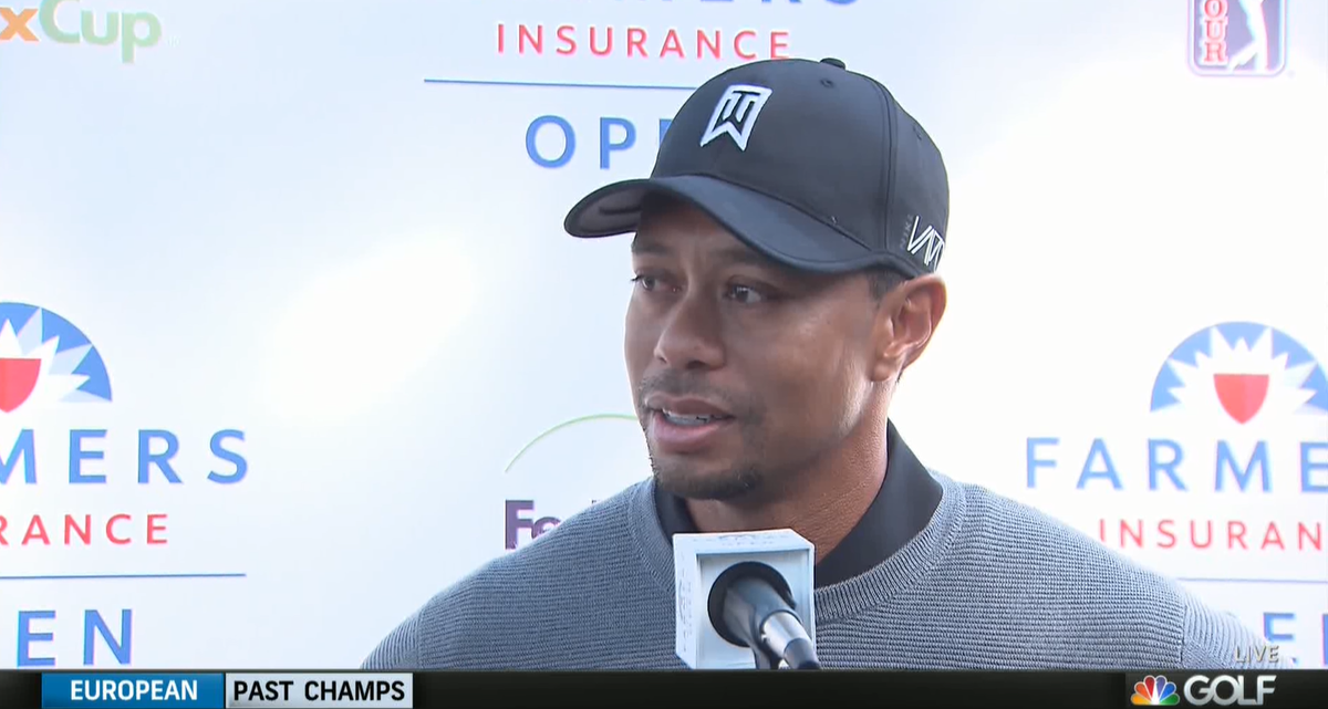 GolfChannel's tweet photo. "What he did, the courage he had... I probably would not be here." - Tiger Woods on the passing of Charlie Sifford http://t.co/yro8UW7MTJ