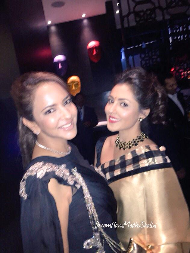 iamMadhuShalini's tweet photo. With d gorgeous @LakshmiManchu 😘 http://t.co/7j6CnpgbFW