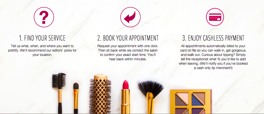 _PrettyQuick_'s tweet photo. We make booking top-notch beauty a breeze! Here's how #PrettyQuick works: http://t.co/izV2BO8wYQ http://t.co/QTuziecU4F