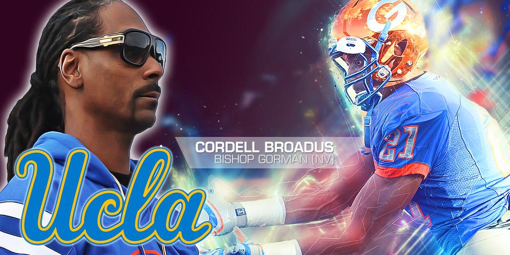 Snoop's son Cordell Broadus picks UCLA. 