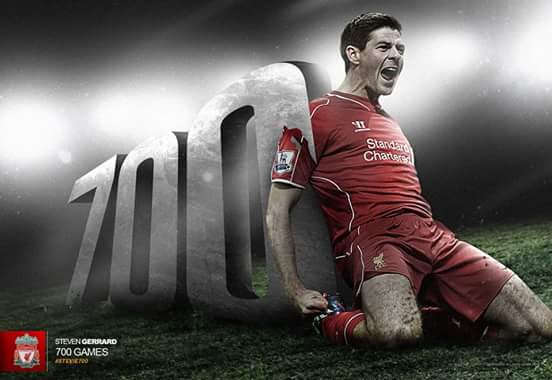 700 partidos de Steven Gerrard, LEYENDA.
