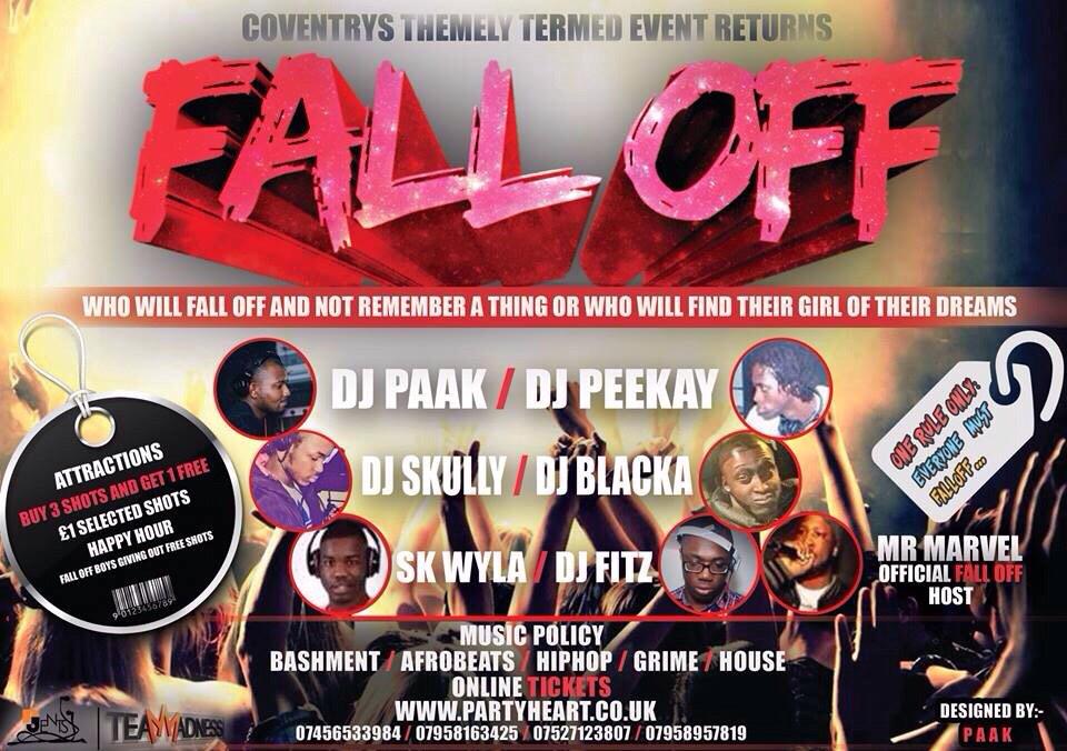 TeamMadnessEnt's tweet photo. NEXT FRIDAY! Catch da most in demand Afro Artists @EsDee_MrYFS @HAKEEM_YFS & @KojoFunds in COVENTRY
#FallOffFriday π»π― http://t.co/2aut4tv2PT