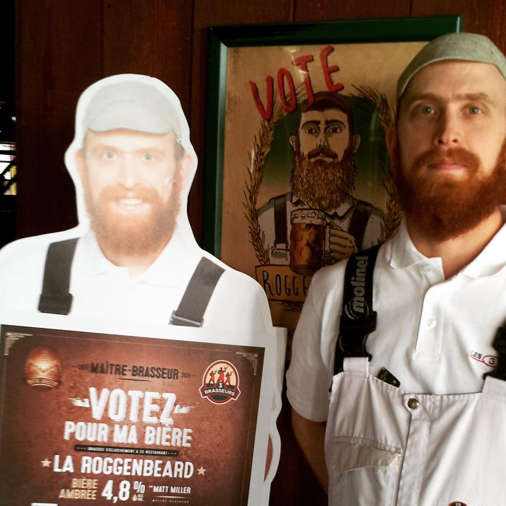 grindsgrain's tweet photo. Keep my beer in the top 5 (Canada) &amp; I'll be on my way to France! Vote RoggenBeard! 1vote/day. http://t.co/JRlSPXqLs0 http://t.co/zz7xKljlWk