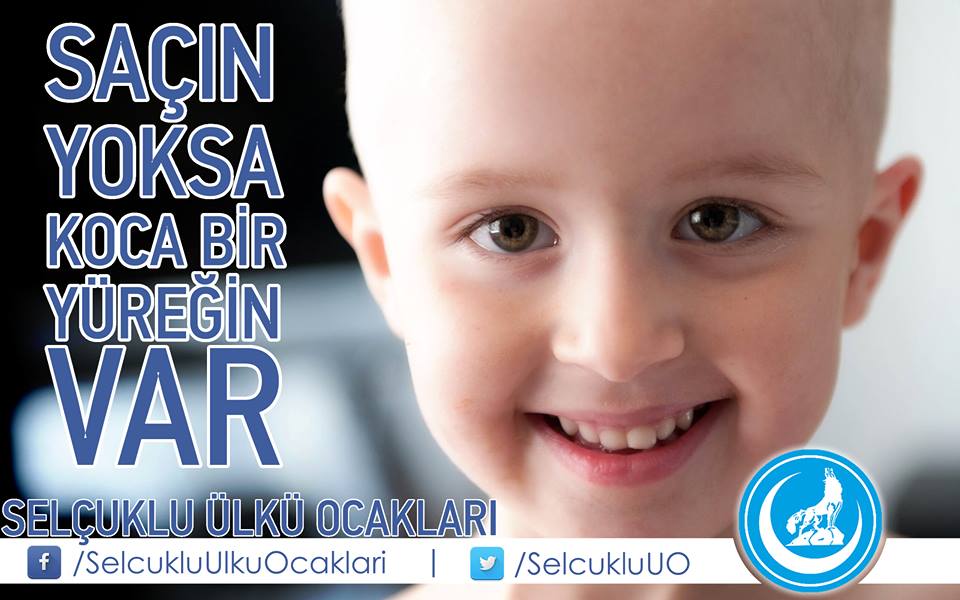 4 Şubat Dünya Kanser Günü
"Saçın yoksa koca bir yüreğin var."
Tüm hastalarımıza acil şifalar dileriz.