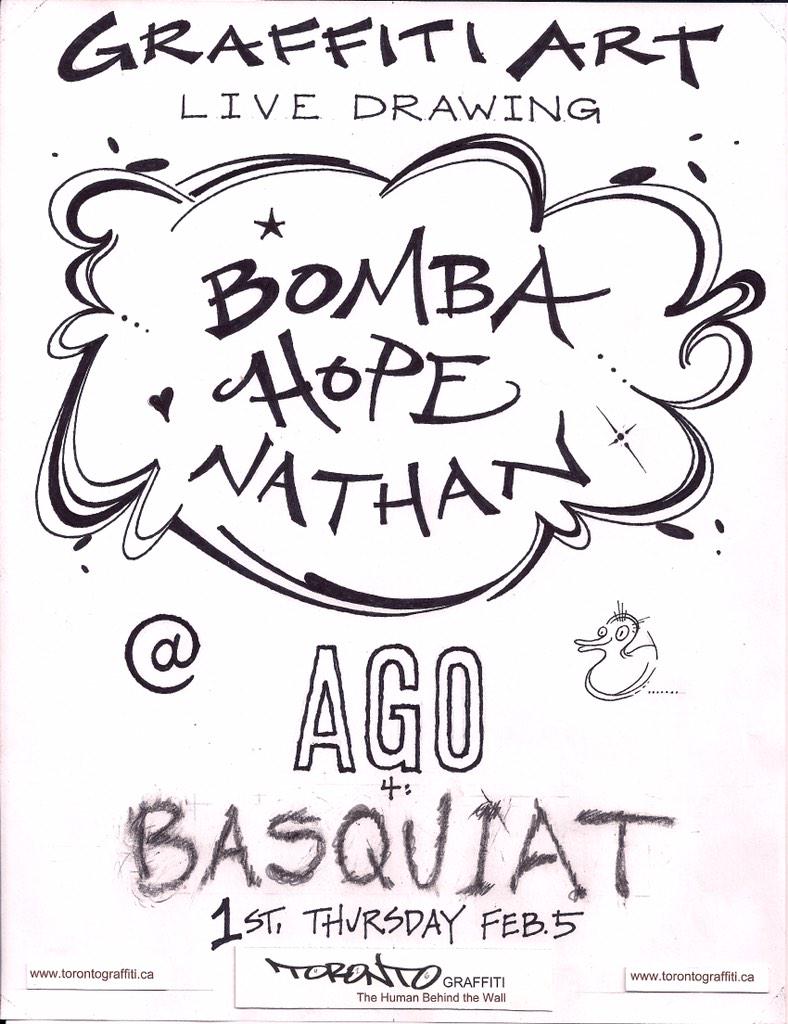 BHC_solutions's tweet photo. AGO Feb 5 live graffiti drawing #toronto #graffiti http://t.co/pIROKJPuea