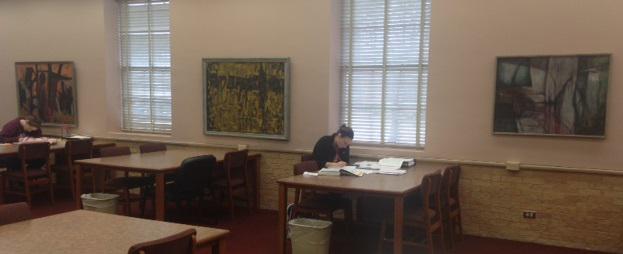 MagaleLibrary's tweet photo. New artwork in the Quiet Zone of Magale Library! http://t.co/04bVHyvI1k