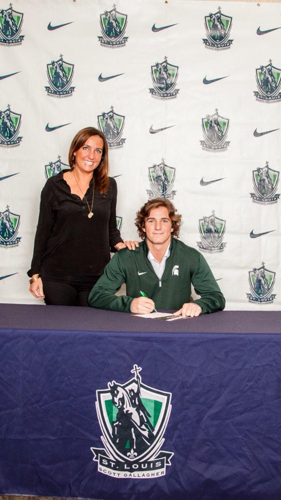 MSU_MSoccer's tweet photo. Please officially welcome @KadenK4 to the Spartan Soccer Family! #GoGreen @TopDrawerSoccer http://t.co/y9ya0Dxo3S