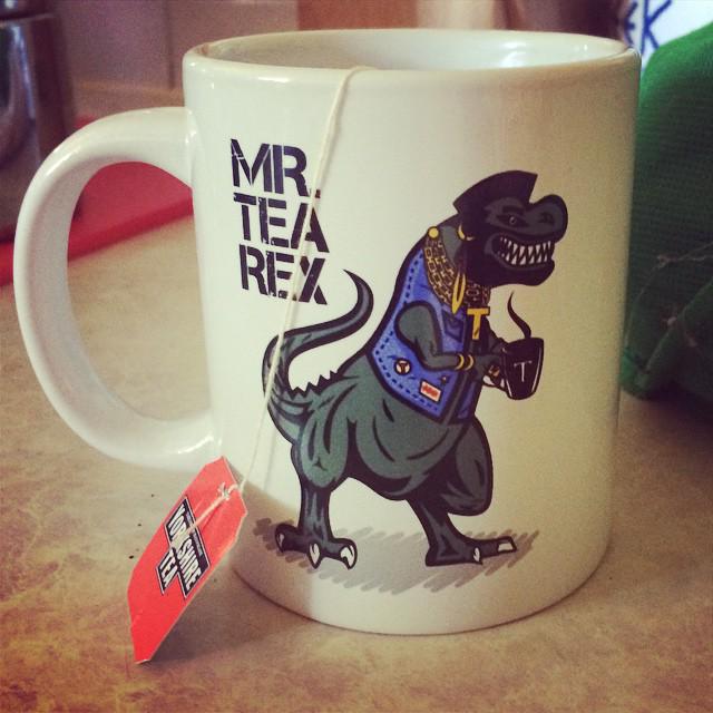 This mug pities the fools born outside of the Cretaceous Period. Photo by our friend Alex.