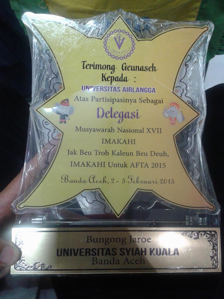 Terima kasih atas keramah tamahannya di Bumi Serambi Mekkah 😊 #MunasIMAKAHIXVII <a href="/bemfkhunsyiah/">BEM FKH Unsyiah</a>