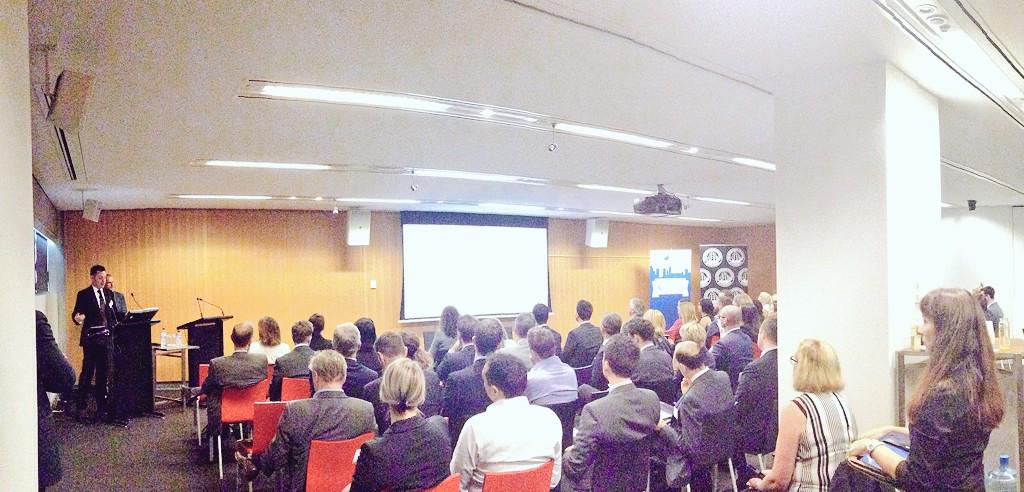 ClareGleghorn's tweet photo. Underway, Melb preview of #EdelTrust with @Melb_Chamb http://t.co/cu9uoMPUcm