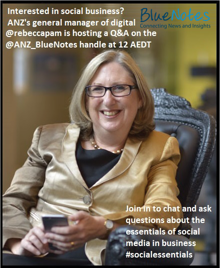 ANZ_bluenotes's tweet photo. #socialessentials @rebeccapam http://t.co/tSd311fr9Z