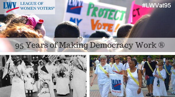 LWV's tweet photo. 10 Ways the League of Women Voters Has Helped Improve Our Country: http://t.co/aCbJiF7uvv #LWVat95 http://t.co/Rc6HCDmXwH