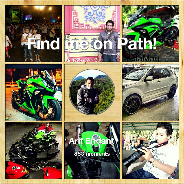 arif_jheon's tweet photo. I've shared 853 memories with my friends on #Path - see them now at http://t.co/Y17RG7F7r7! #thepersonalnetwork http://t.co/1XXMaAwvUi
