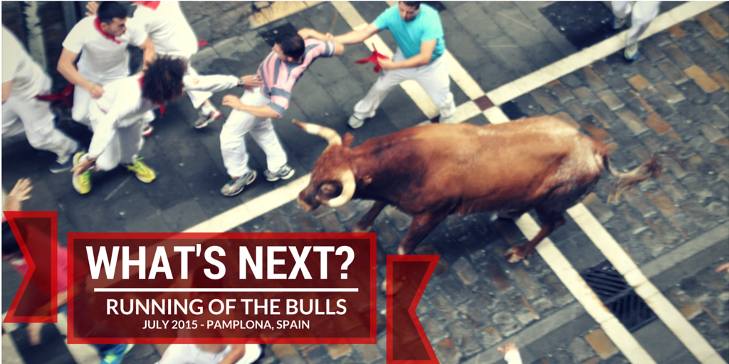 LudusTours's tweet photo. Trade in these cold, rainy days for sun and adventure in Pamplona, Spain this Summer at the Running of the Bulls! http://t.co/Oot1ulA5m5