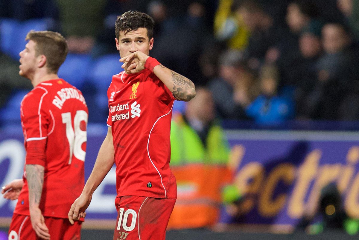 LFC's tweet photo. Retweet if @Phil_Coutinho was your #LFC man of the match against Bolton… http://t.co/qatXWtibAX